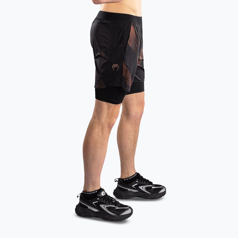 Pánske tréninkové šortky Venum No-Gi 6.0 Training black/brown 4