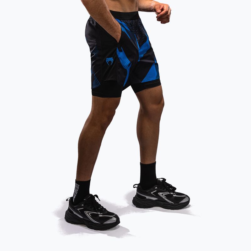 Pánske tréninkové šortky Venum No-Gi 6.0 Training black/blue 5