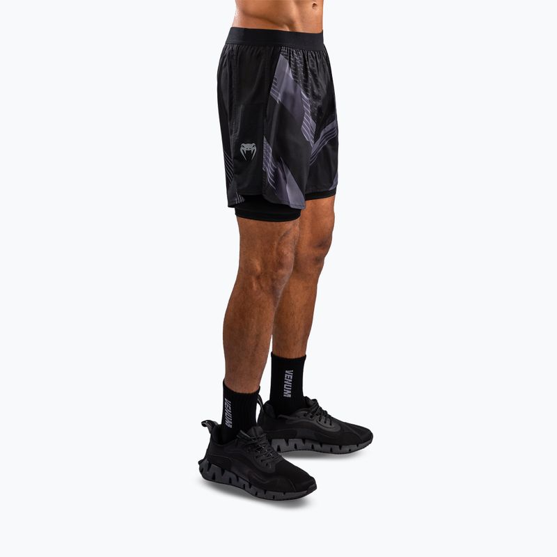 Pánske tréninkové šortky Venum No-Gi 6.0 Training black/grey 5