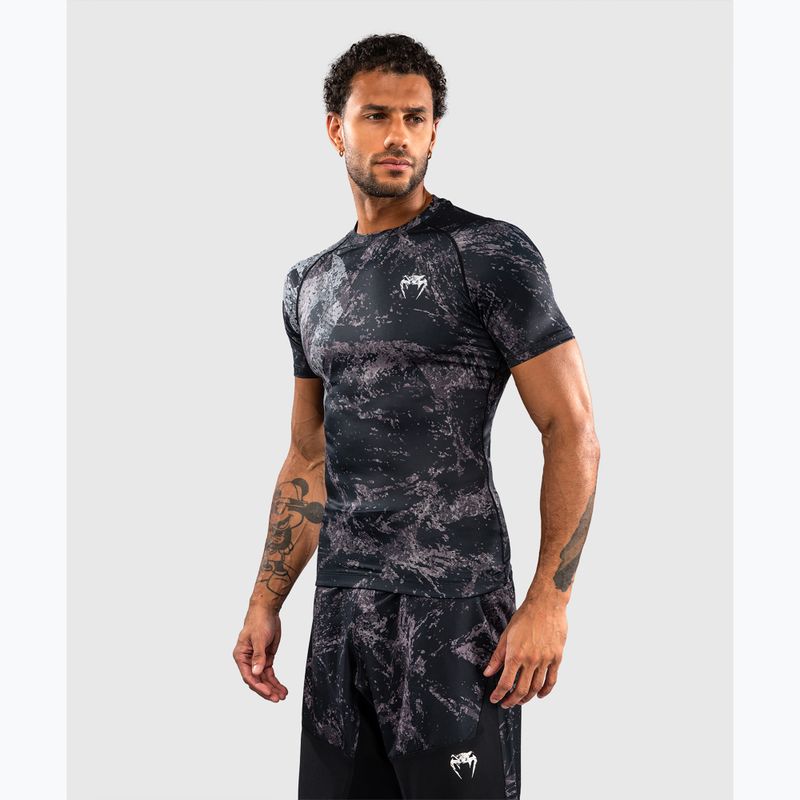 Pánsky rashguard Venum Rage & Workout Rashguard SS black/grey 3