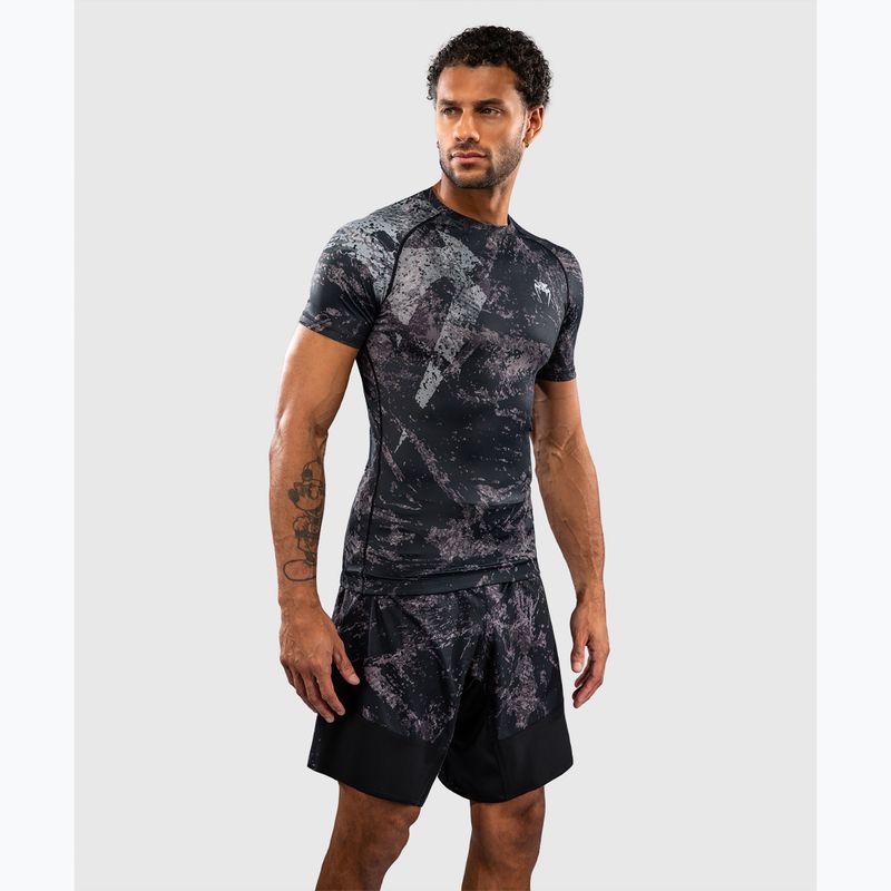 Pánsky rashguard Venum Rage & Workout Rashguard SS black/grey 4