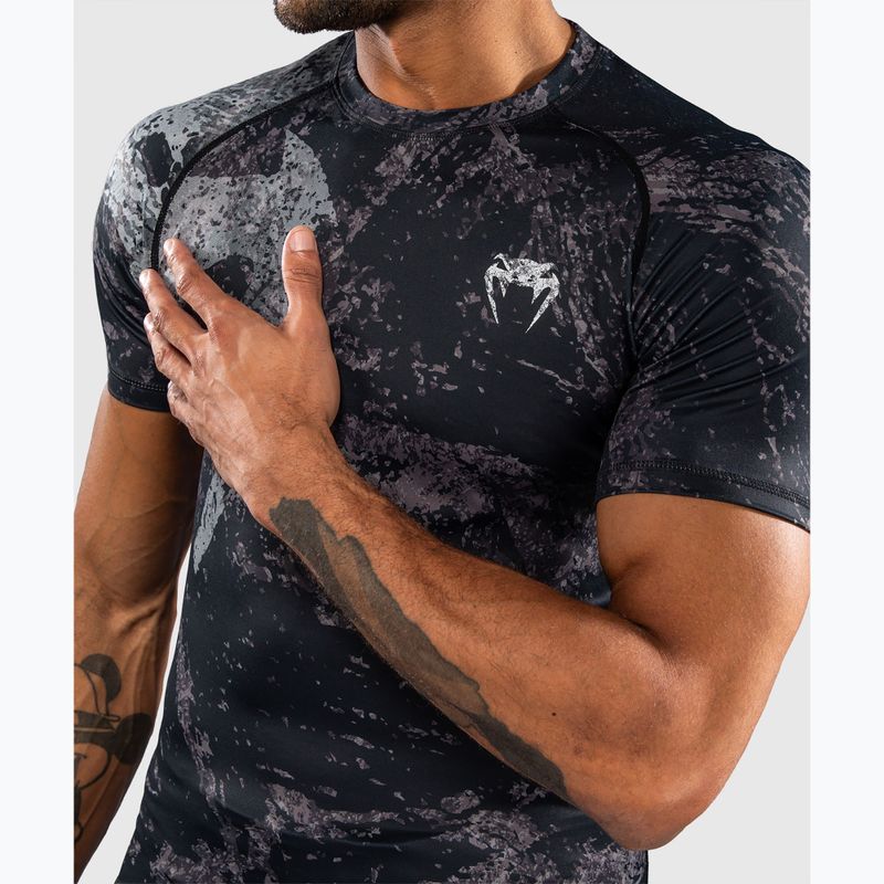 Pánsky rashguard Venum Rage & Workout Rashguard SS black/grey 5
