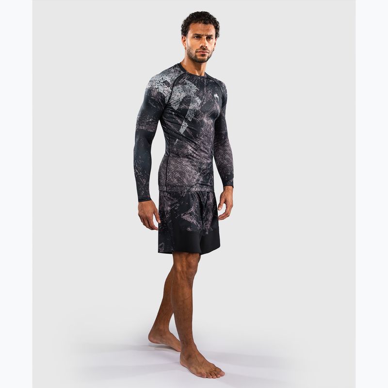 Pánsky rashguard s dlhým rukávom Venum Rage & Workout Rashguard LS black/grey 2