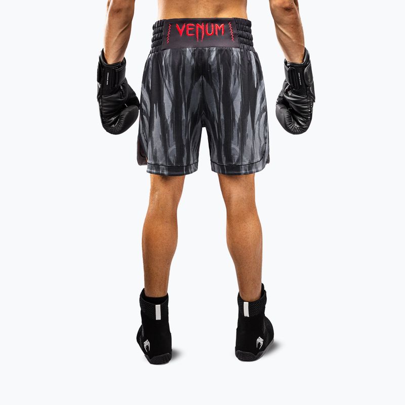 Pánske tréninkové šortky Venum Demon Boxing black/grey 3