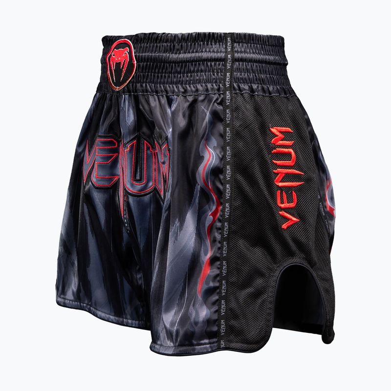 Pánske tréninkové šortky Venum Demon Muay Thai black/grey 3