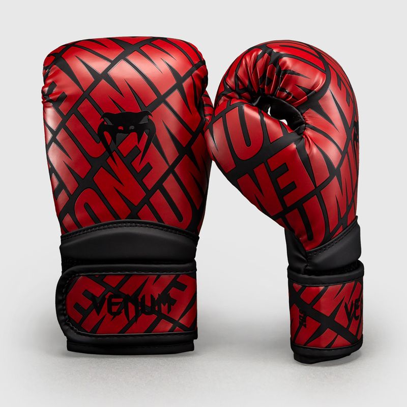 Detské boxerské rukavice Venum Contender 1.5 XT 3D black/red 2