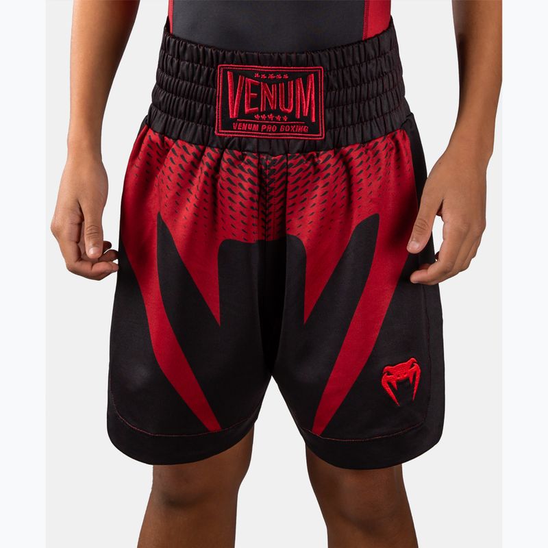 Detské tréningové šortky Venum Attack black/red 4