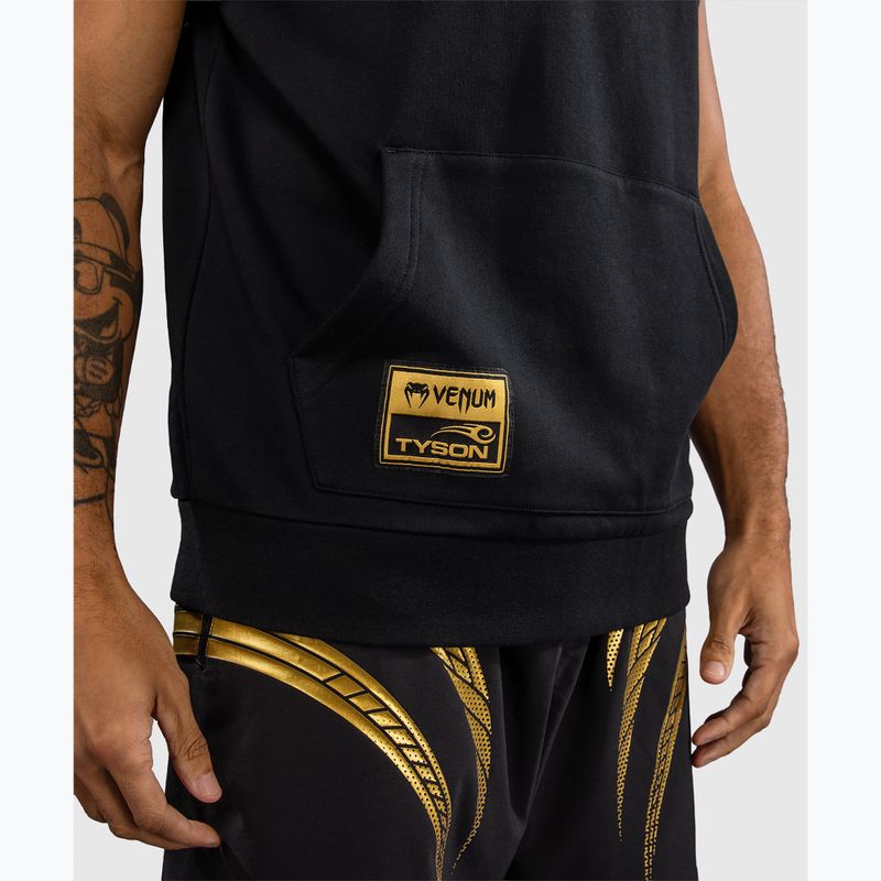 Pánska mikina Venum x Mike Tyson Tiger Sleeveless Hoodie black/gold 8