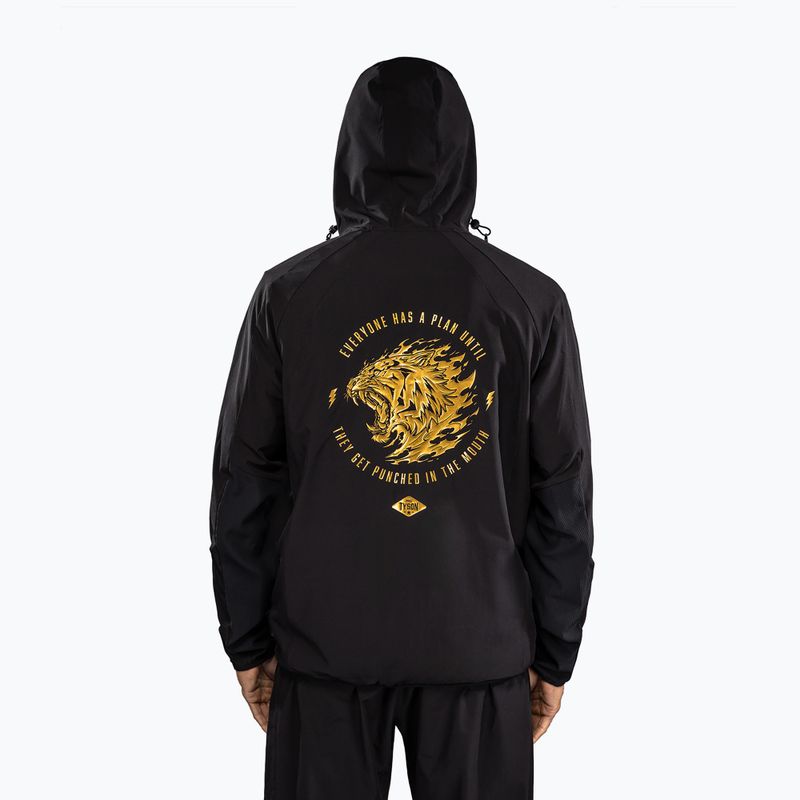 Pánska bunda Venum x Mike Tyson Tiger Track black/gold 3