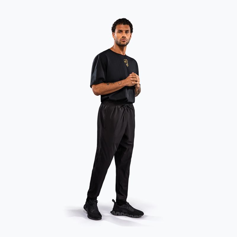 Pánske tréningové nohavice Venum x Mike Tyson Tiger Joggers black/gold 2