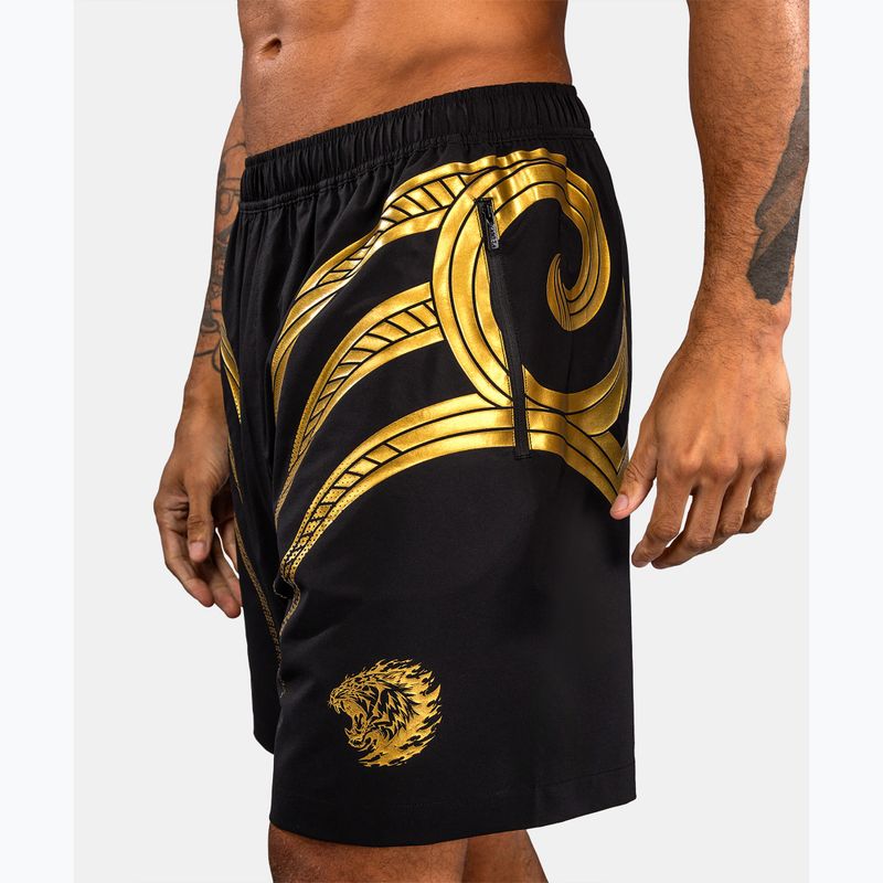 Pánske tréninkové šortky Venum x Mike Tyson Tiger Training black/gold 7