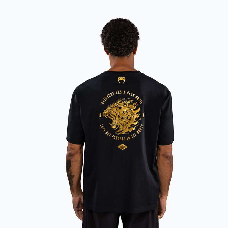 Pánske tričko Venum x Mike Tyson Tiger black/gold 2