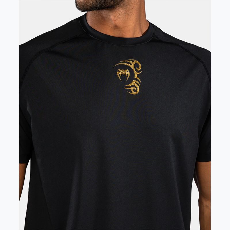 Pánske tričko Venum x Mike Tyson Tiger Dry Tech black/gold 5
