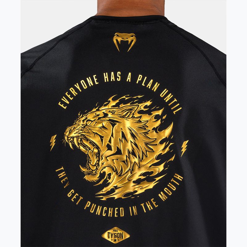 Pánske tričko Venum x Mike Tyson Tiger Dry Tech black/gold 6
