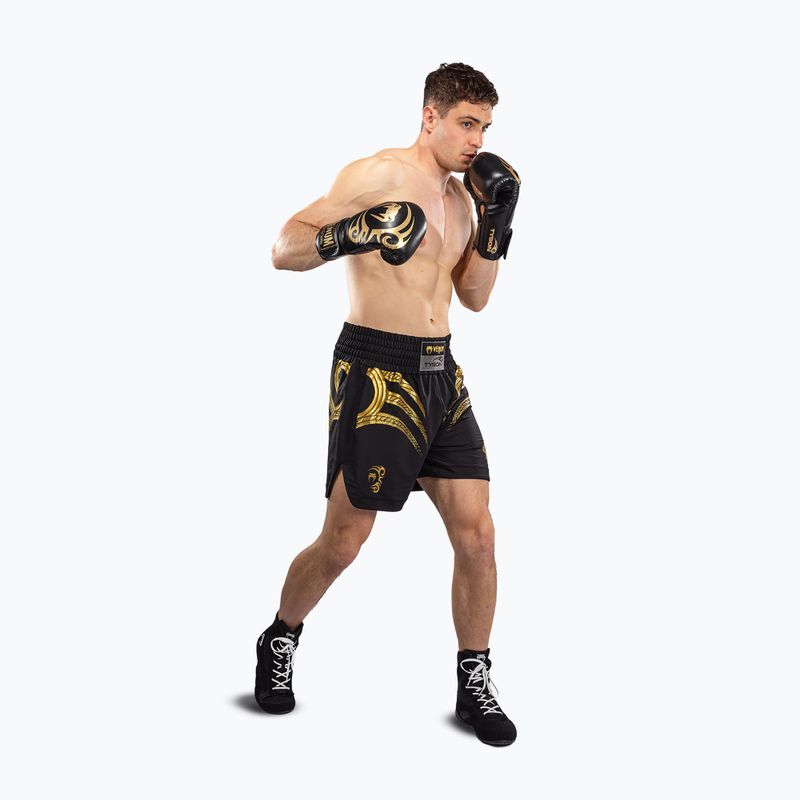 Pánske tréninkové šortky Venum x Mike Tyson Tiger black/gold 2
