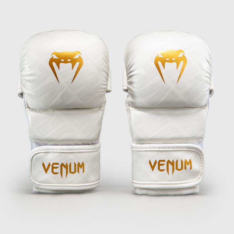 Sparingové rukavice Venum Contender 1.5 XT 3D Sparring white/gold 2