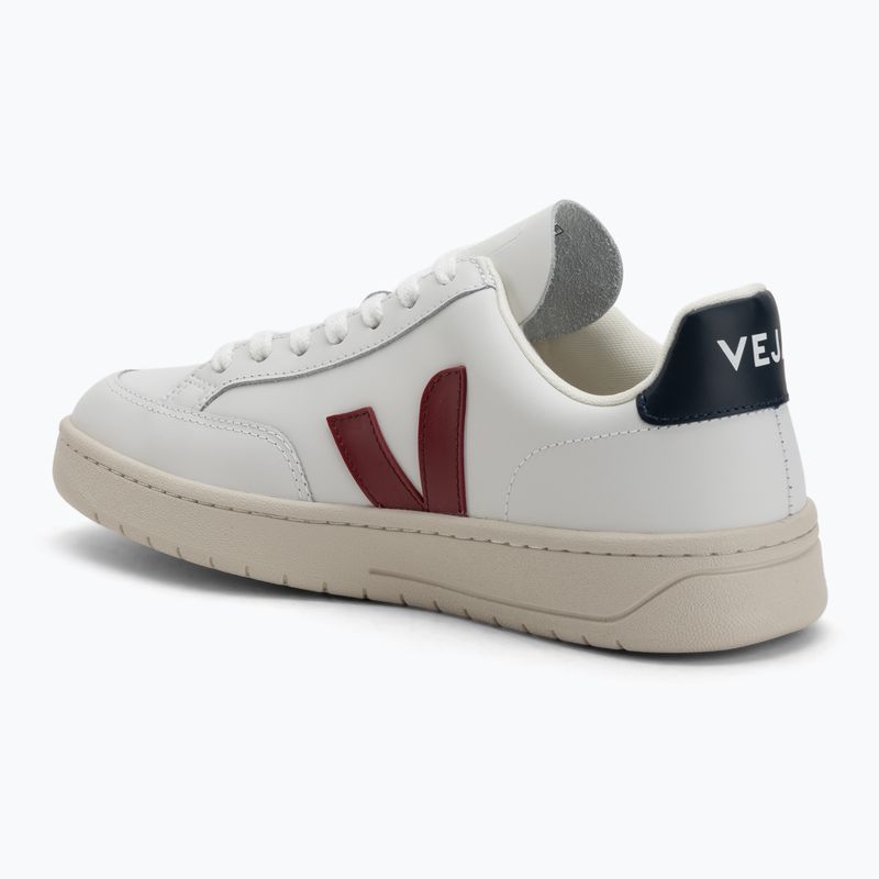 Dámske topánky VEJA V-12 Leather white/marsala/navy 3