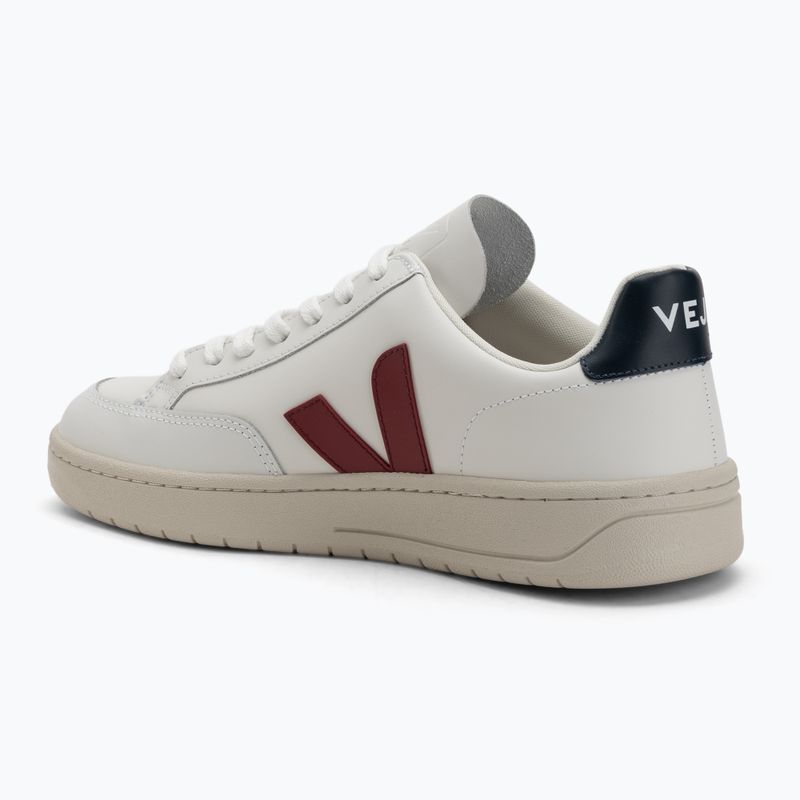Pánske topánky  VEJA V-12 Leather white/marsala/navy 3