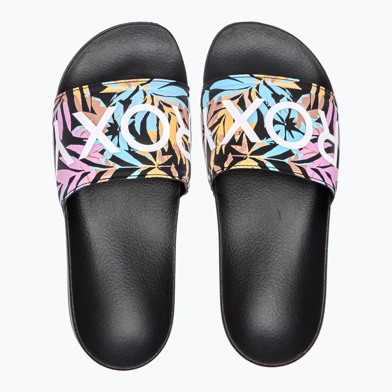 Dámske žabky ROXY Slippy II 2021 black multi 4