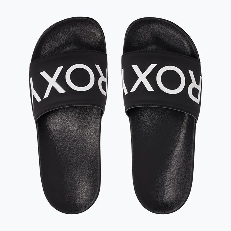 Dámske žabky ROXY Slippy II green black fg 10