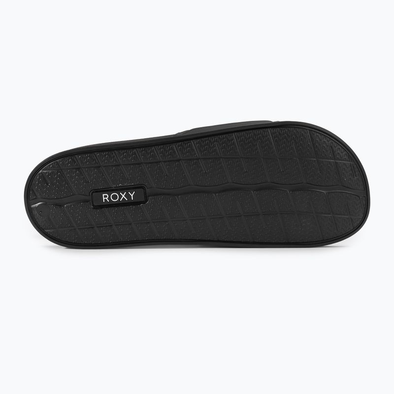 Dámske žabky ROXY Slippy II green black fg 4