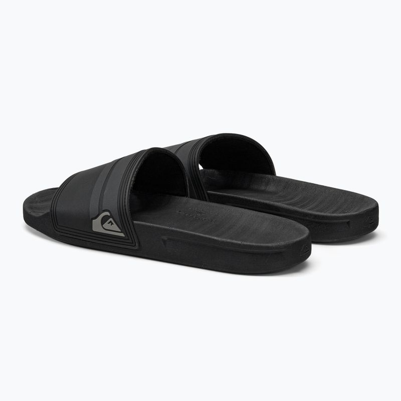 Pánske žabky Quiksilver Rivi Slide black/black/grey 3