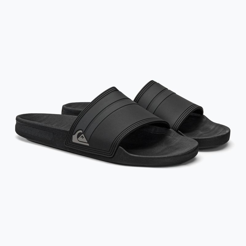 Pánske žabky Quiksilver Rivi Slide black/black/grey 4