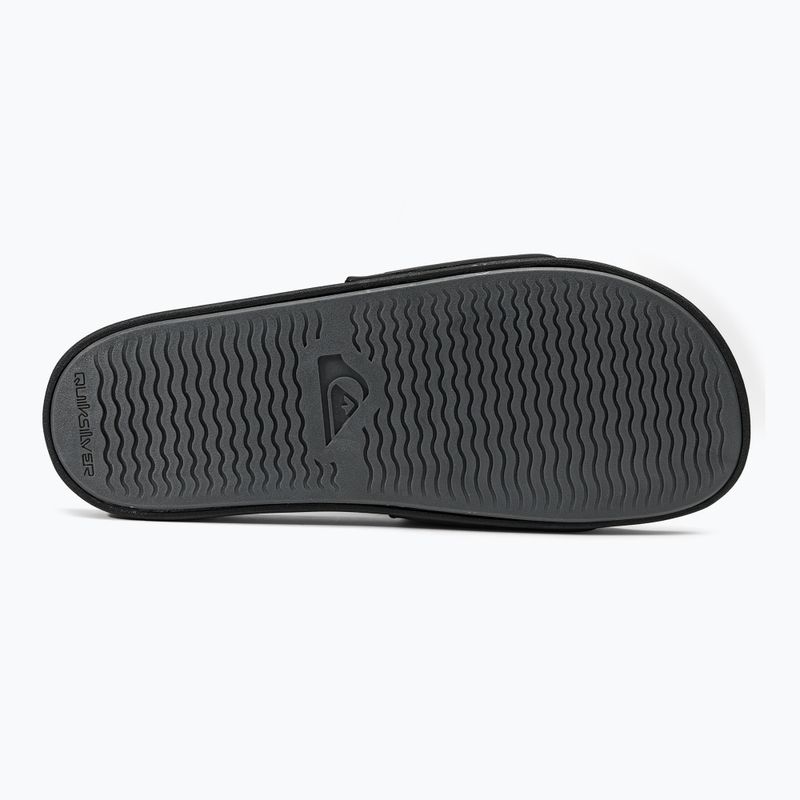 Pánske žabky Quiksilver Rivi Slide black/black/grey 5