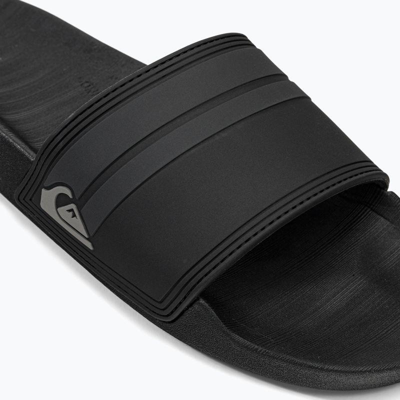 Pánske žabky Quiksilver Rivi Slide black/black/grey 7