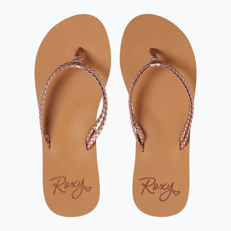 Dámske žabky ROXY Costas 2021 rose gold 11