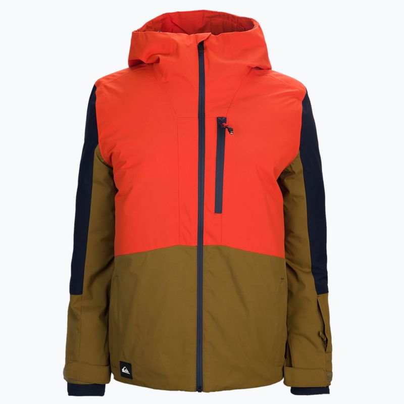 Detská snowboardová bunda Quiksilver Ambition oranžová EQBTJ03113