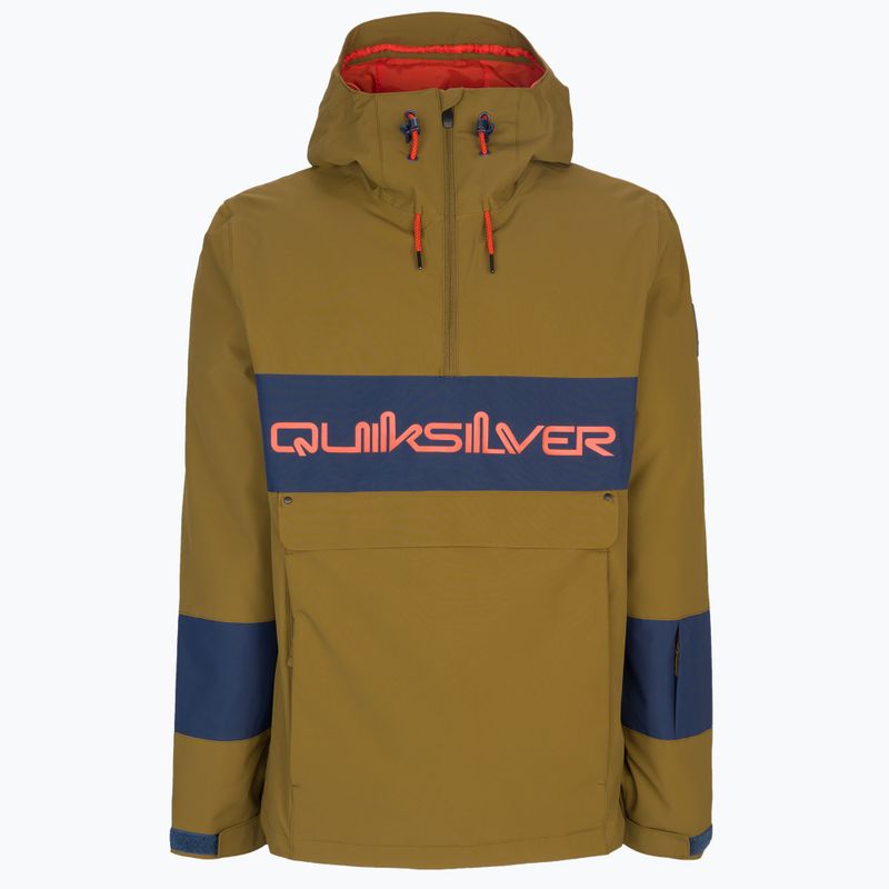 Quiksilver pánska snowboardová bunda Steeze hnedá EQYTJ03274