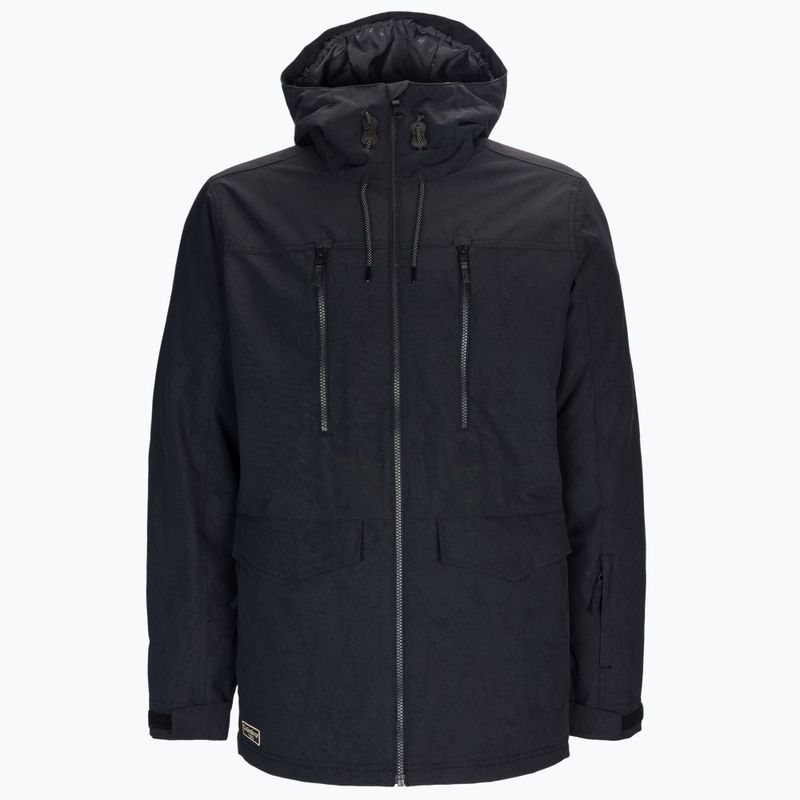 Quiksilver Fairbanks pánska snowboardová bunda čierna EQYTJ03273