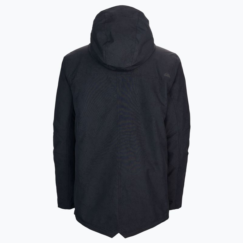 Quiksilver Fairbanks pánska snowboardová bunda čierna EQYTJ03273 2
