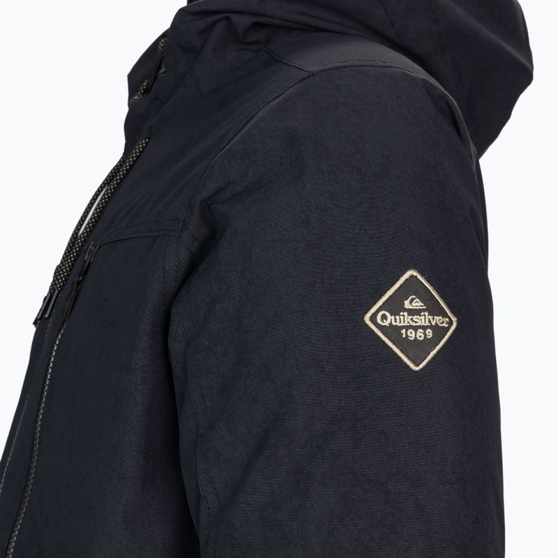 Quiksilver Fairbanks pánska snowboardová bunda čierna EQYTJ03273 3