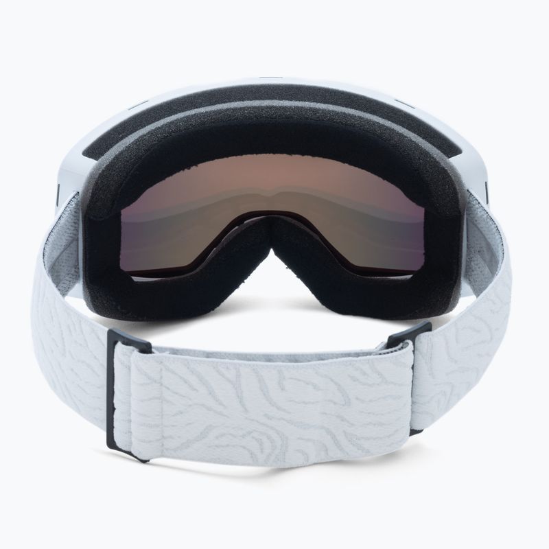 Dámske snowboardové okuliare ROXY Storm Women 2021 bright white/amber rose ml red 3