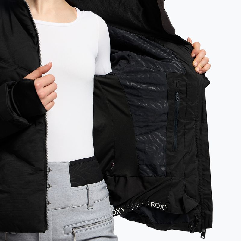 Dámska snowboardová bunda ROXY Snowstorm 2021 true black 12