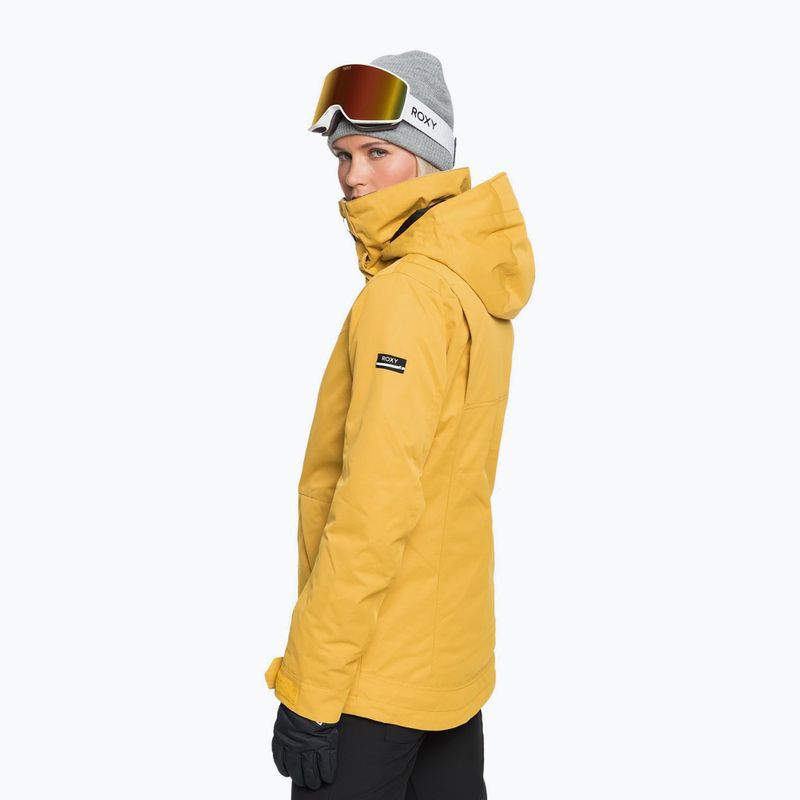 Dámska snowboardová bunda ROXY Presence Parka 2021 golden 2