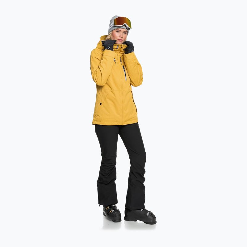 Dámska snowboardová bunda ROXY Presence Parka 2021 golden 4