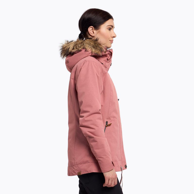 Dámska snowboardová bunda ROXY Meade 2021 dusty rose 3