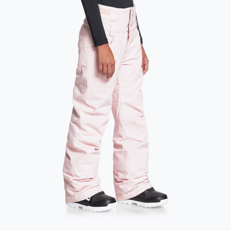 Detské nohavice na snowboard ROXY Diversion 2021 powder pink 6