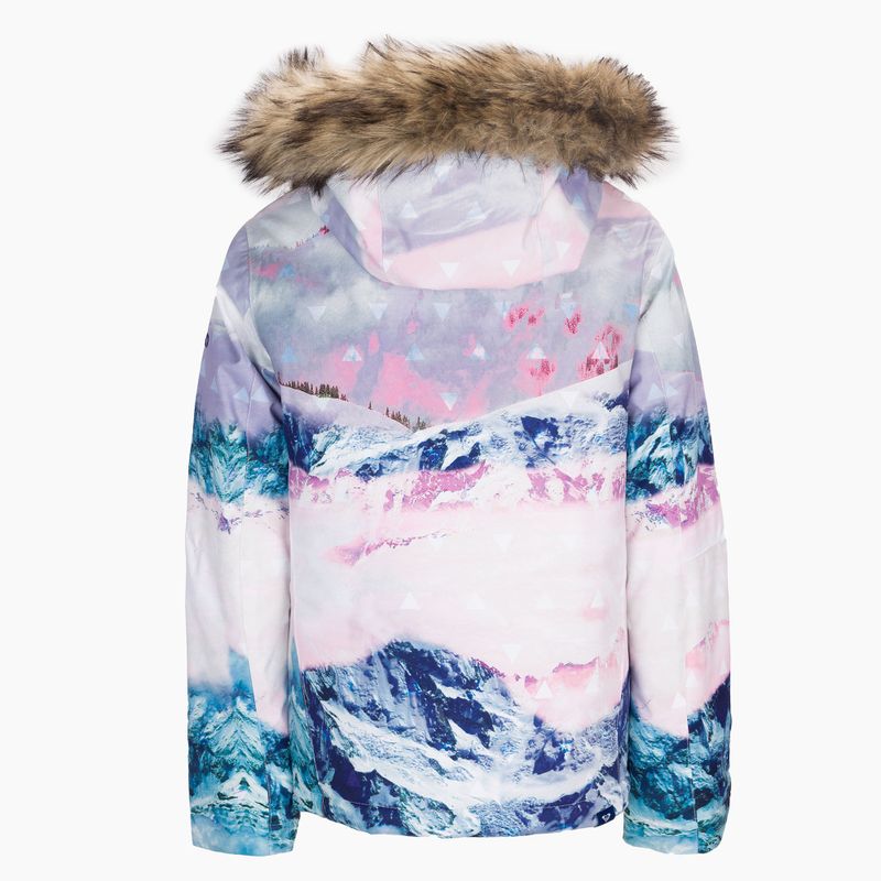 Detská snowboardová bunda ROXY Jet Ski SE Girl 2021 bright white pyrennes 2