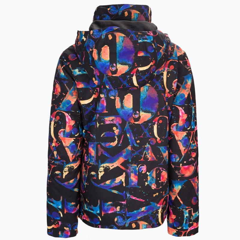Detská snowboardová bunda ROXY Jetty Girl 2021 true black magic carpet 2