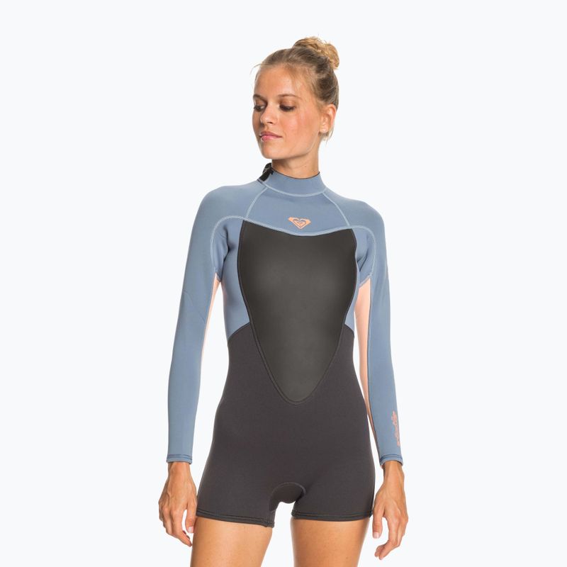 Dámsky neoprénový oblek ROXY 2/2 Prologue BZ LS SP FL 2021 cloud black/powderdgrey/sunglow