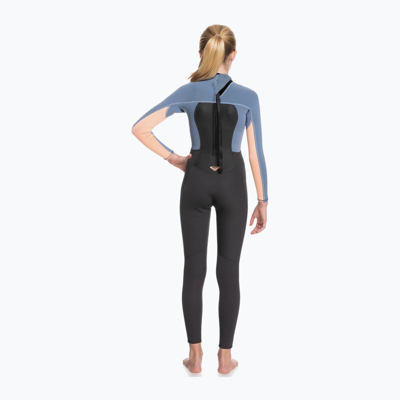 Detská plavecká pena ROXY 4/3 Prologue Girl BZ GBS 2021 cloud black/powderdgrey/sunglow 6