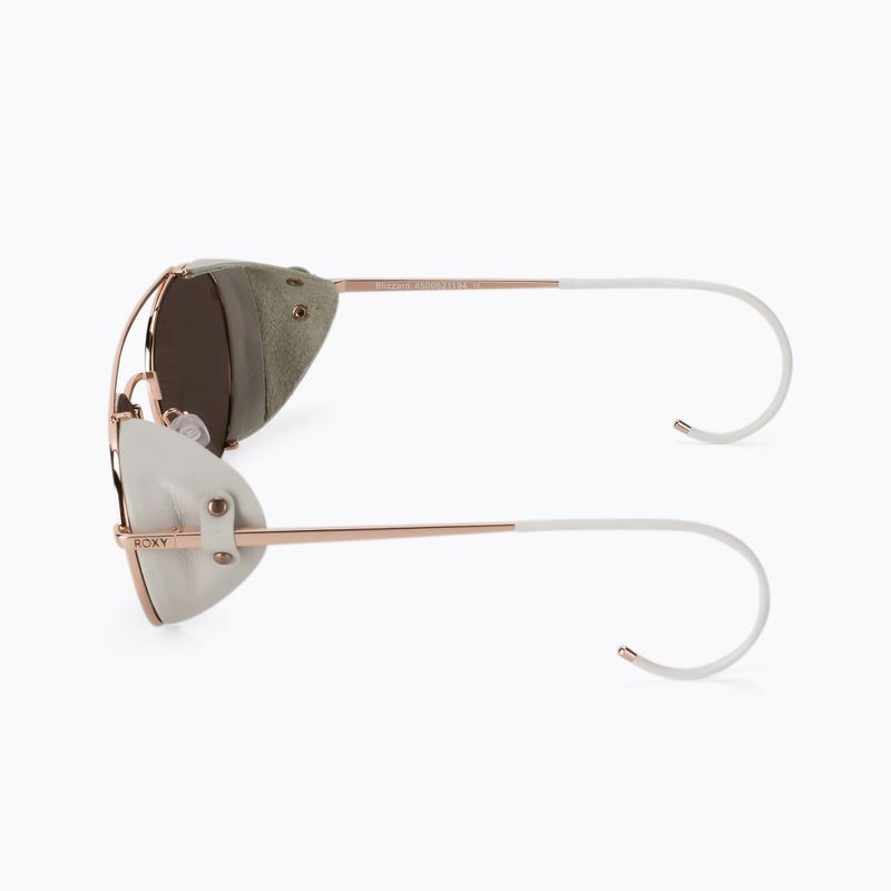 Dámske slnečné okuliare ROXY Blizzard 2021 shiny rose gold/white/ml sup pi 4