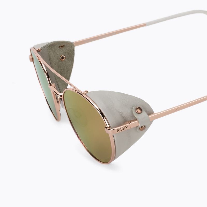 Dámske slnečné okuliare ROXY Blizzard 2021 shiny rose gold/white/ml sup pi 5