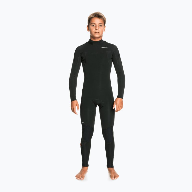 Quiksilver Everyday Sessions 4/3 mm detská plavecká pena čierna EQBW103070-KVD0