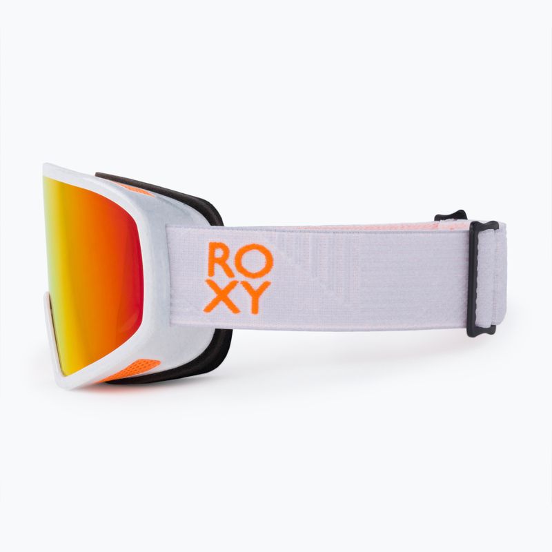 Dámske snowboardové okuliare ROXY Feenity Color Luxe 2021 bright white/sonar ml revo red 4