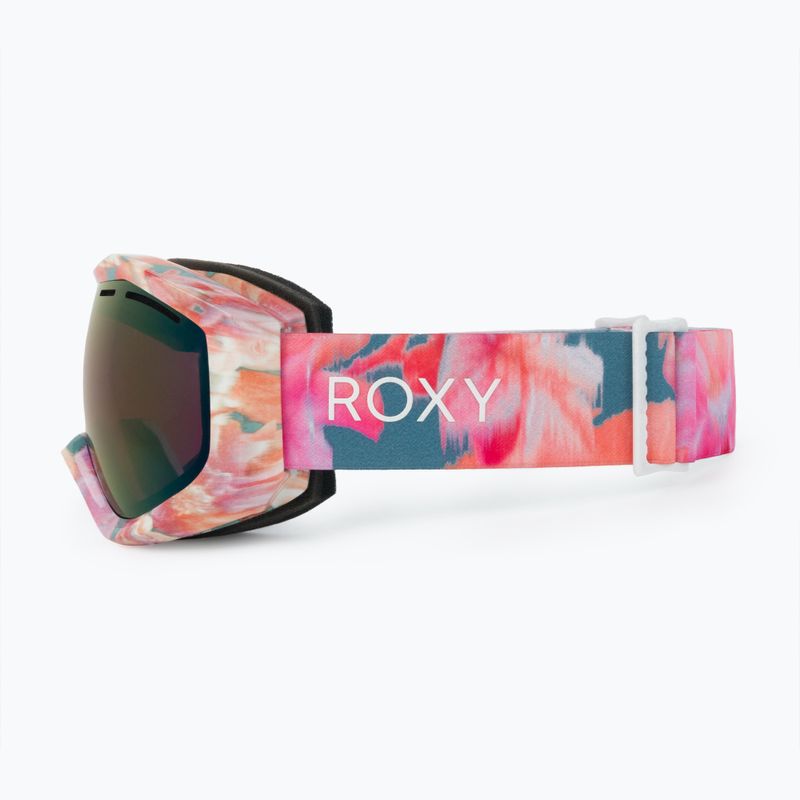 Dámske snowboardové okuliare ROXY Sunset ART J 2021 stone blue jorja / amber rose ml blue 4